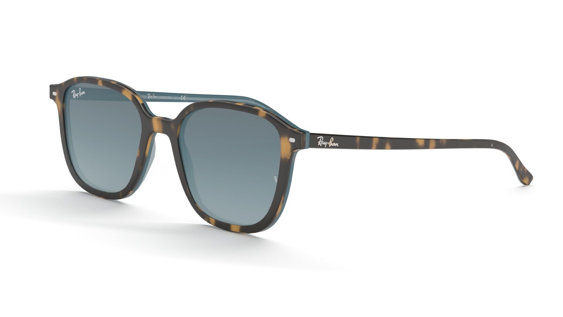 Ray Ban Leonard Non-polarized Tortoise Blue Gradient Sunglass 3D model_29