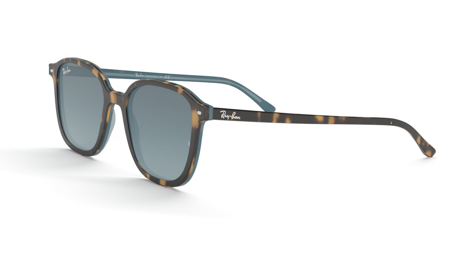 Ray Ban Leonard Non-polarized Tortoise Blue Gradient Sunglass 3D model_28