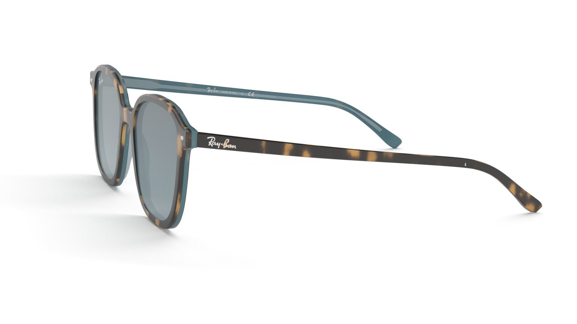 Ray Ban Leonard Non-polarized Tortoise Blue Gradient Sunglass 3D model_27