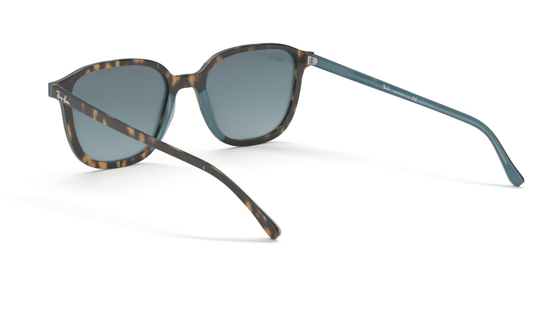 Ray Ban Leonard Non-polarized Tortoise Blue Gradient Sunglass 3D model_24