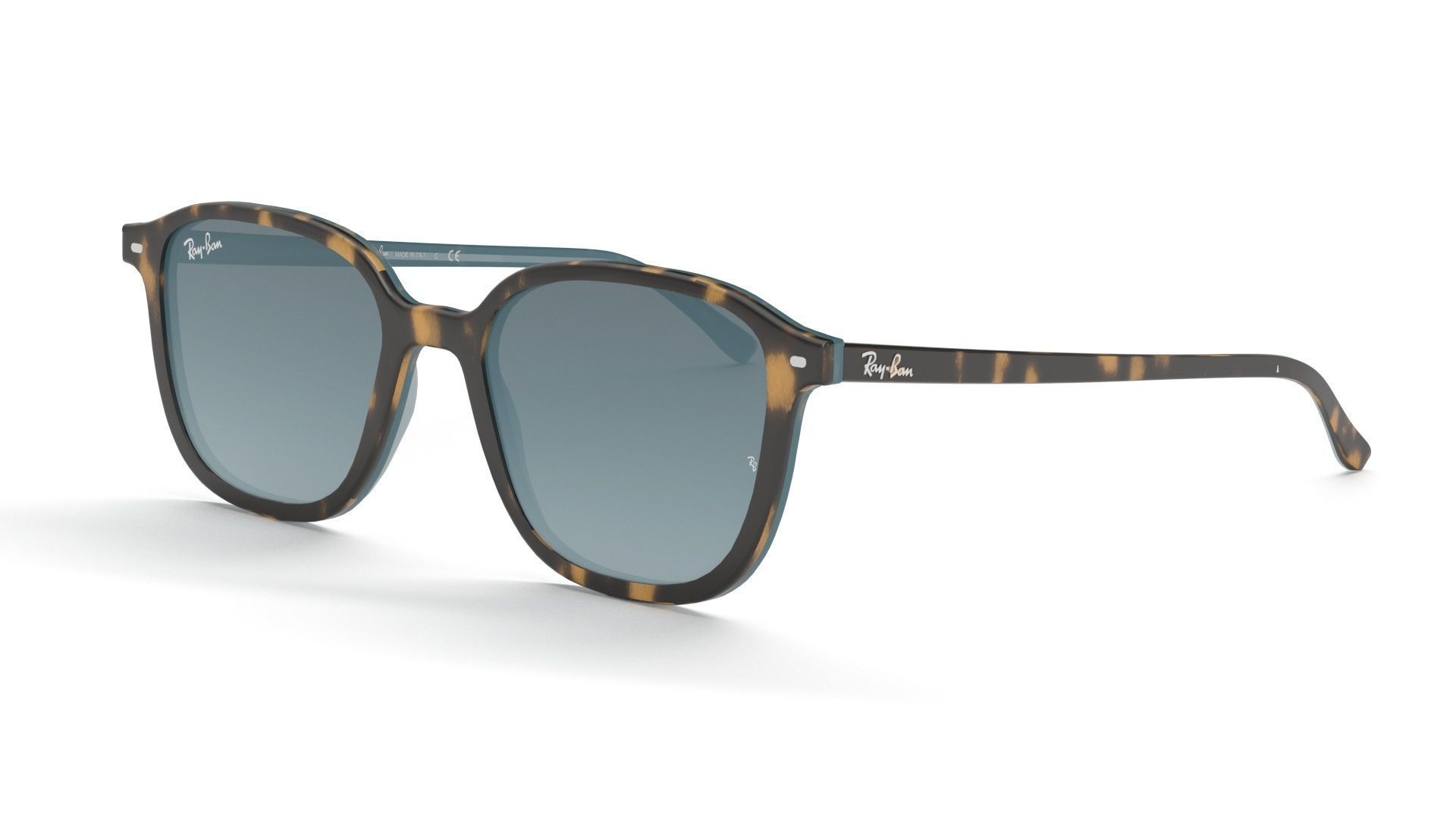 Ray Ban Leonard Non-polarized Tortoise Blue Gradient Sunglass 3D model_30