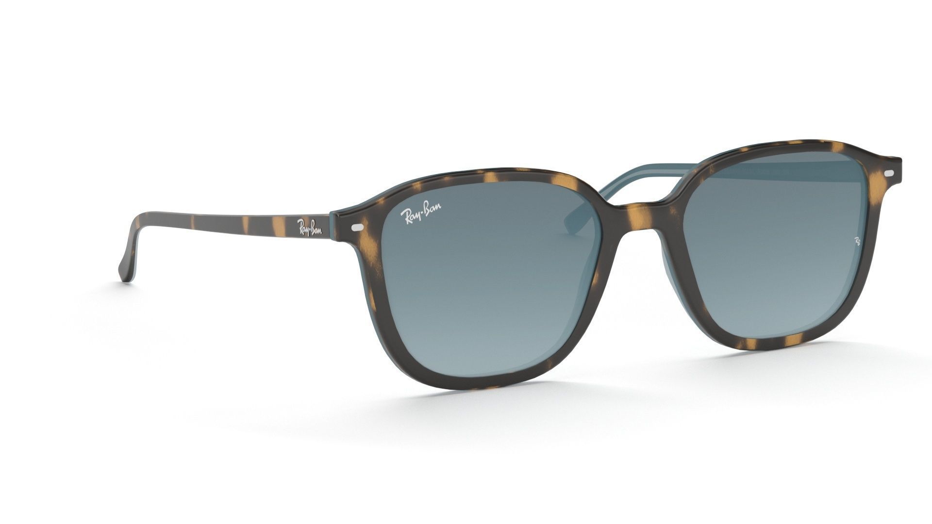 Ray Ban Leonard Non-polarized Tortoise Blue Gradient Sunglass 3D model_17