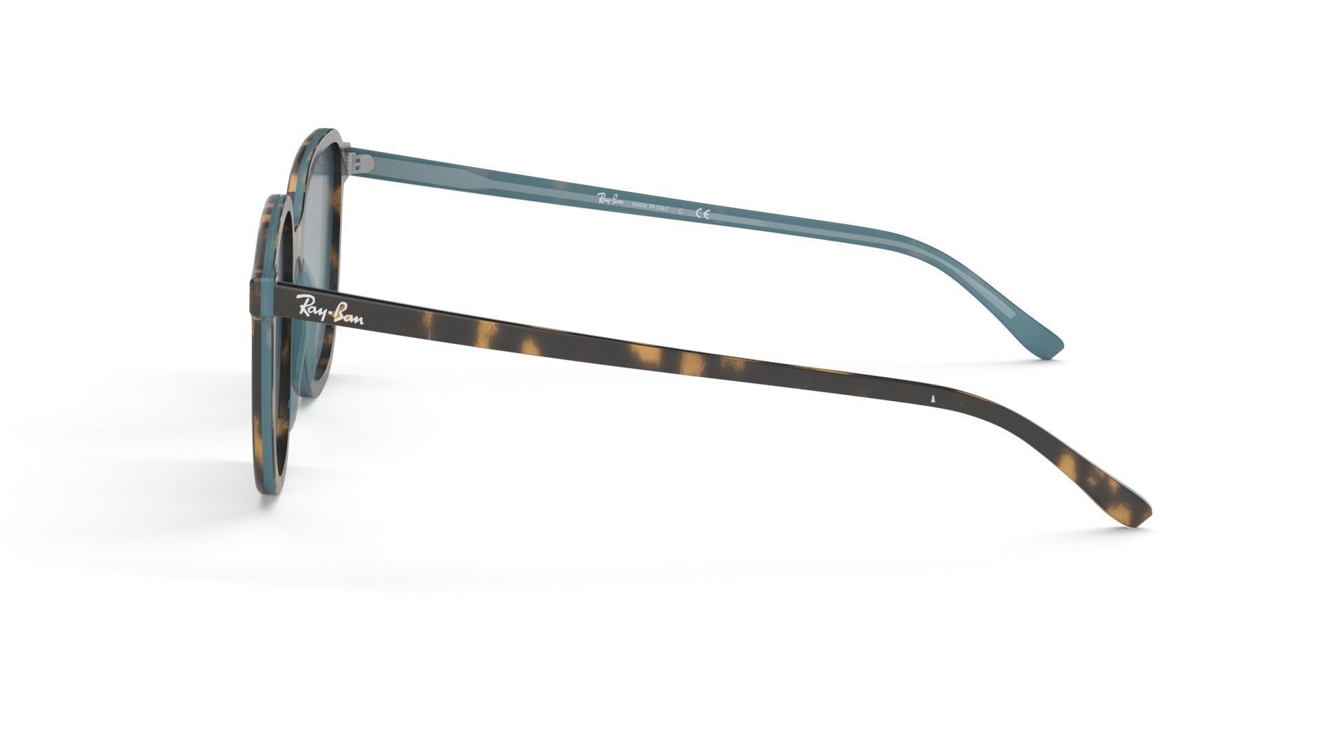 Ray Ban Leonard Non-polarized Tortoise Blue Gradient Sunglass 3D model_26