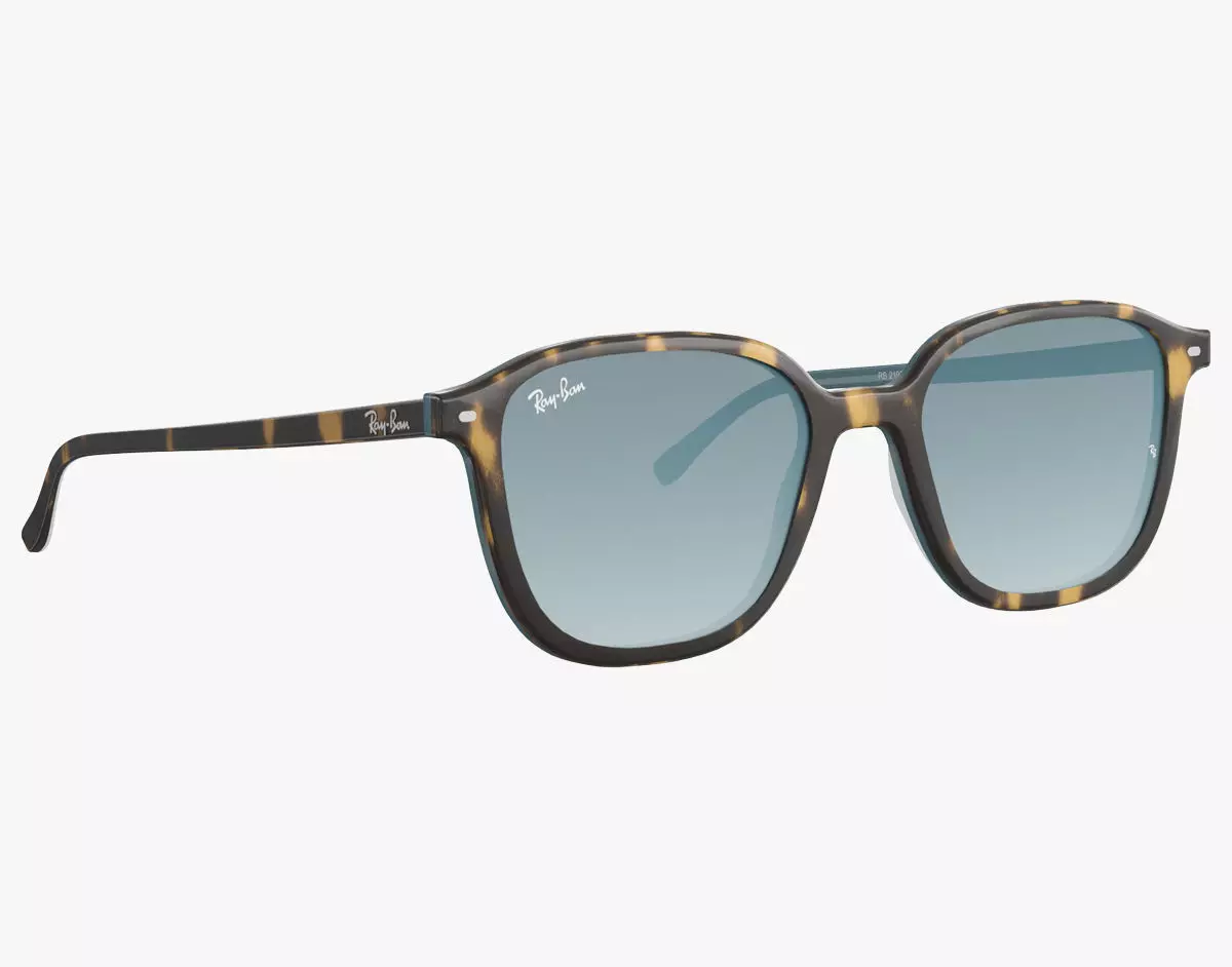 Ray Ban Leonard Non-polarized Tortoise Blue Gradient Sunglass 3D model_0