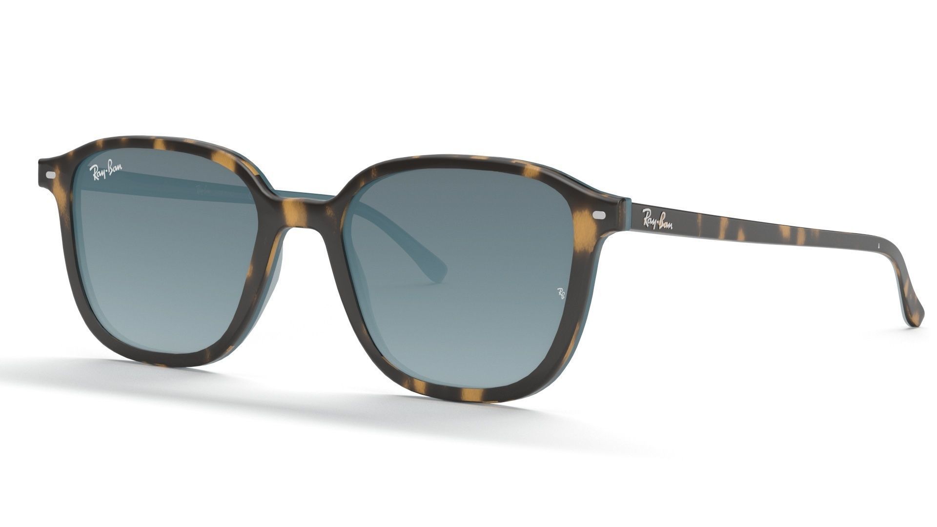 Ray Ban Leonard Non-polarized Tortoise Blue Gradient Sunglass 3D model_3