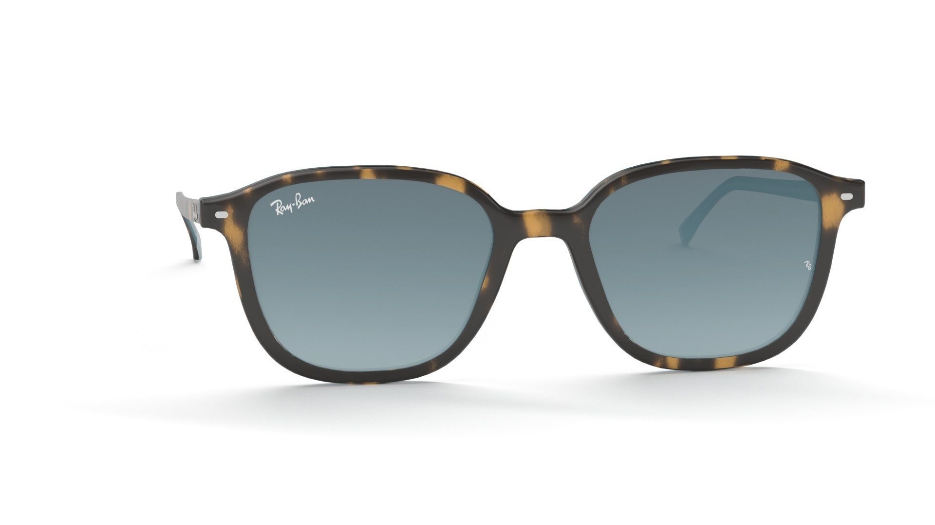 Ray Ban Leonard Non-polarized Tortoise Blue Gradient Sunglass 3D model_16