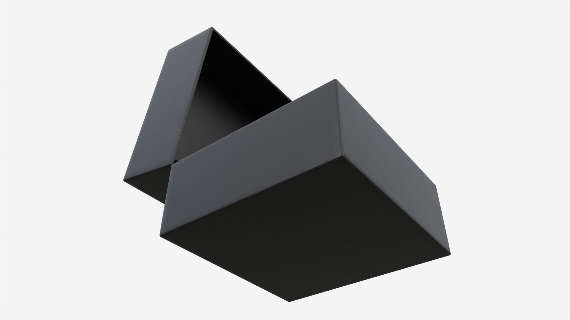 Wristwatch with Steel Bracelet in box 02 3D model_6