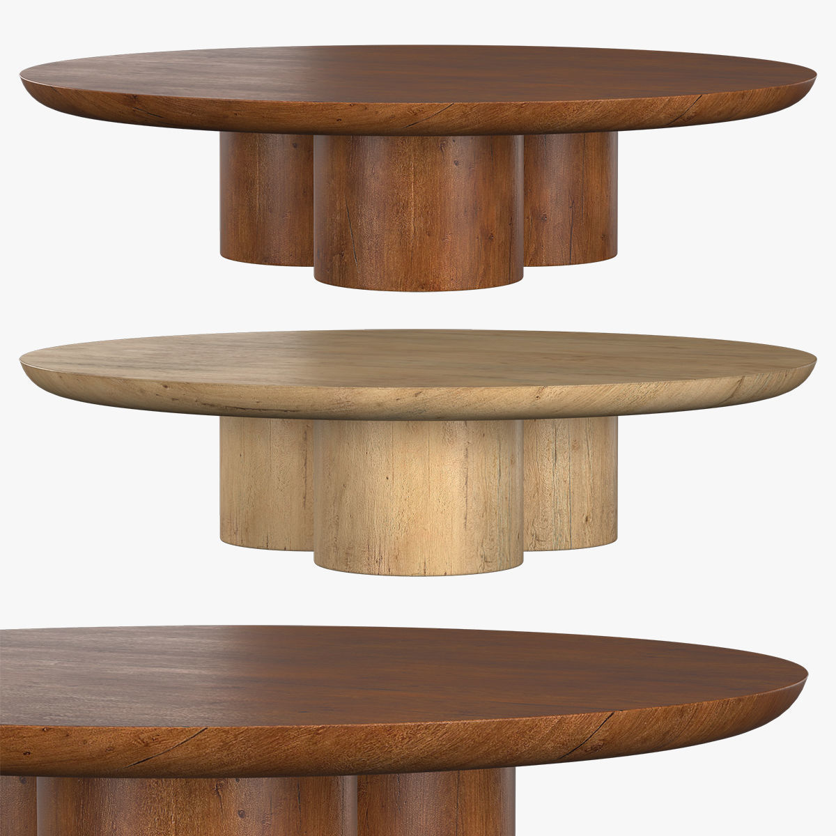 OSLO CYLINDER ROUND COFFEE TABLE 3D model_6