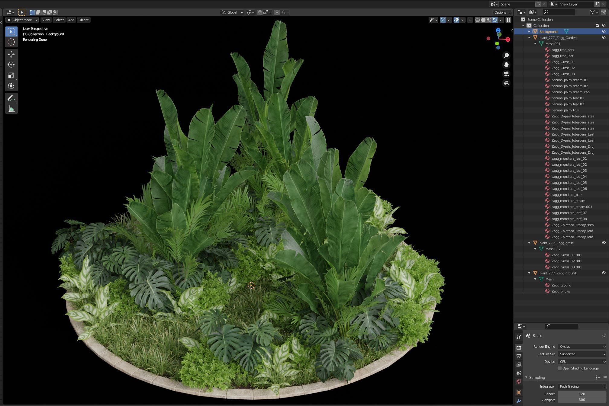 Plants collection 777 3D model_5