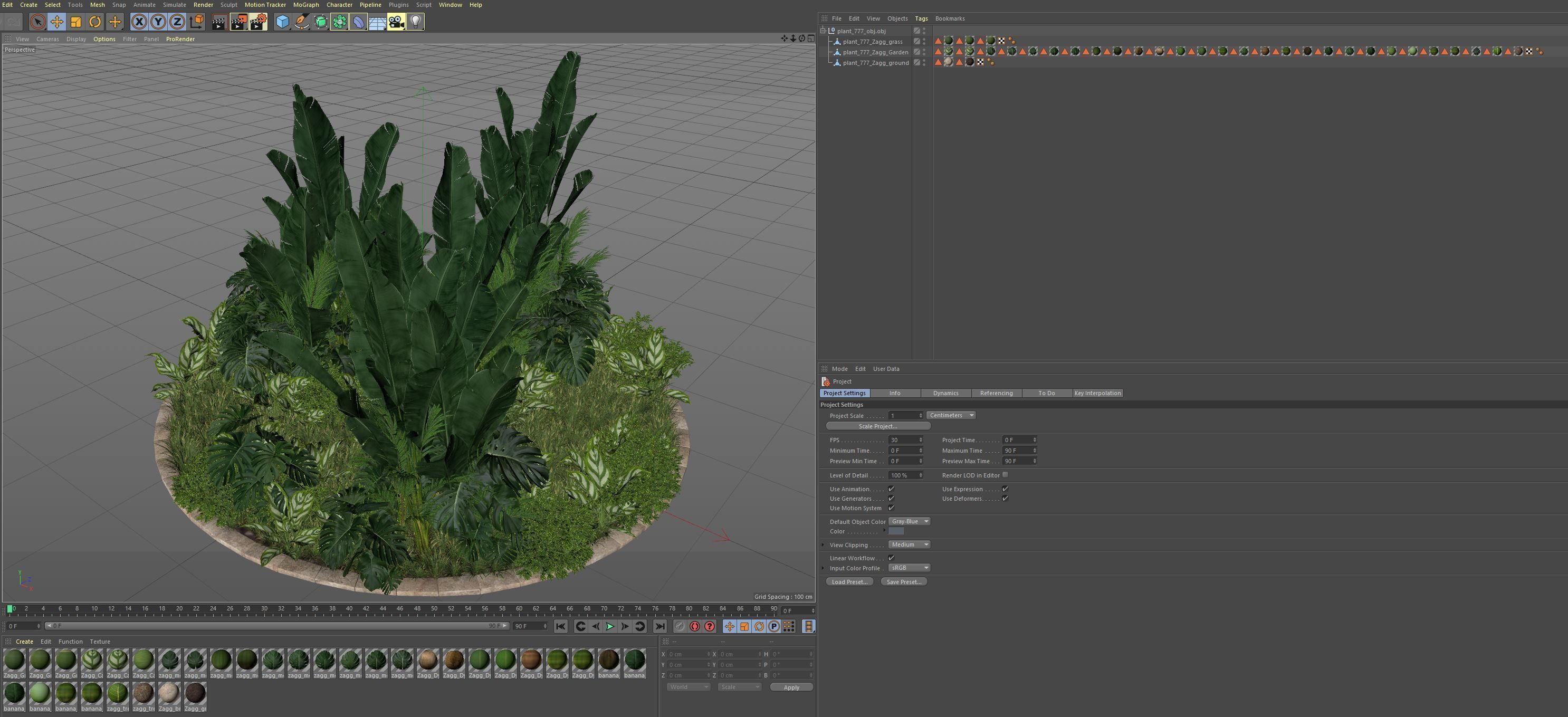 Plants collection 777 3D model_6