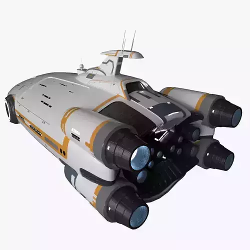 Aurora Spaceship 3D model