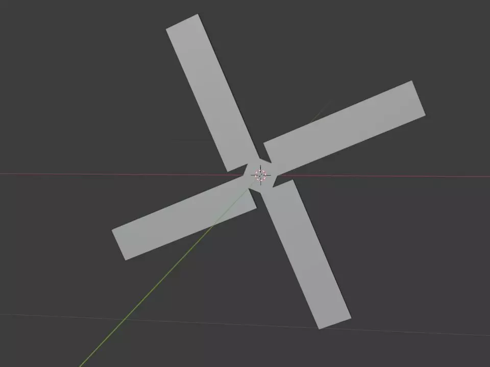 Cylinder propeller blade Free 3D model