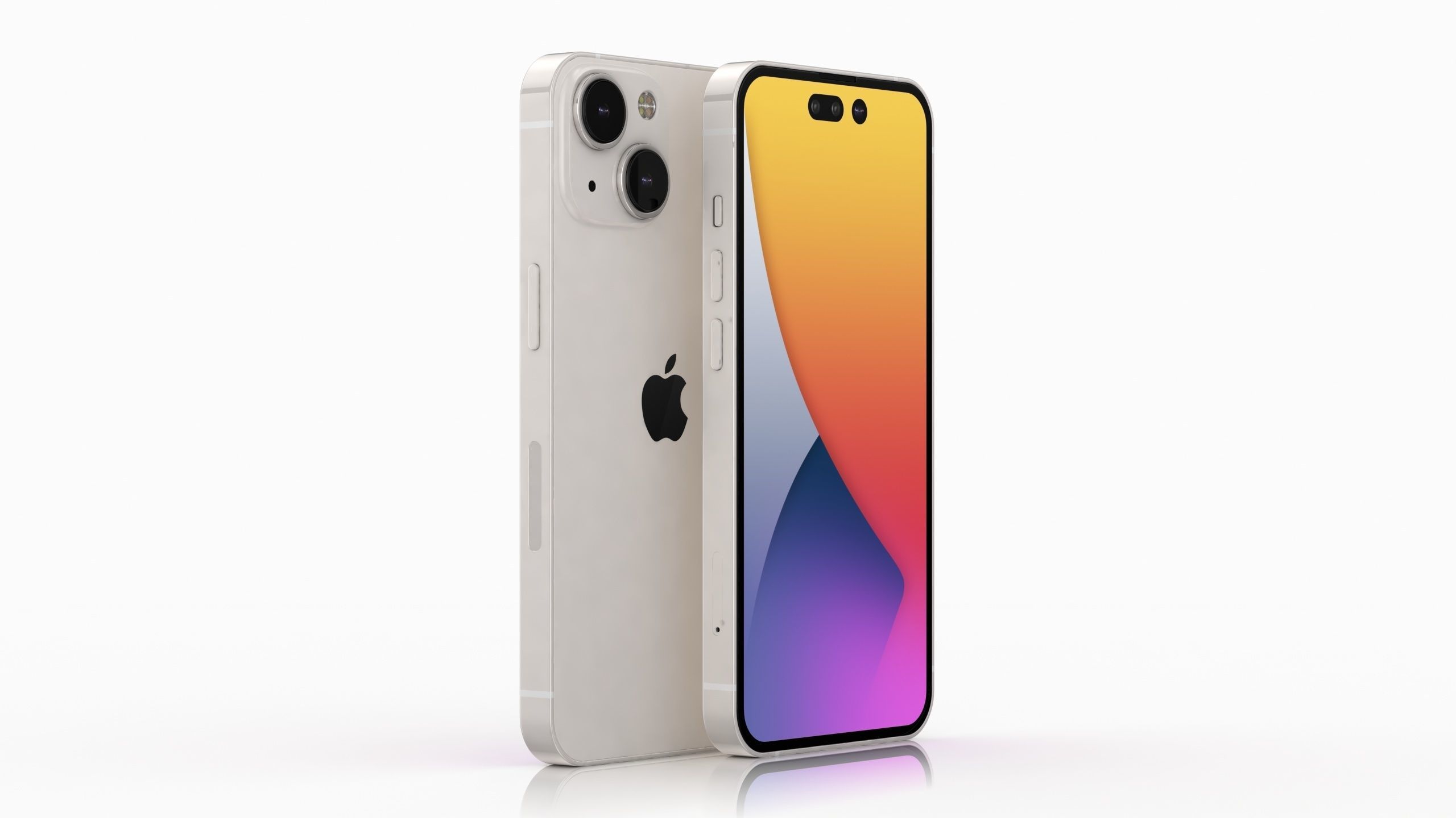 Apple iPhone 14 Low-poly 3D model_1