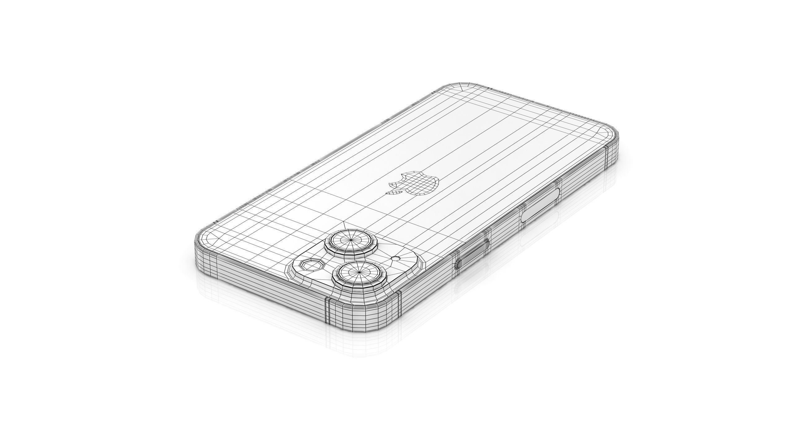 Apple iPhone 14 Low-poly 3D model_21
