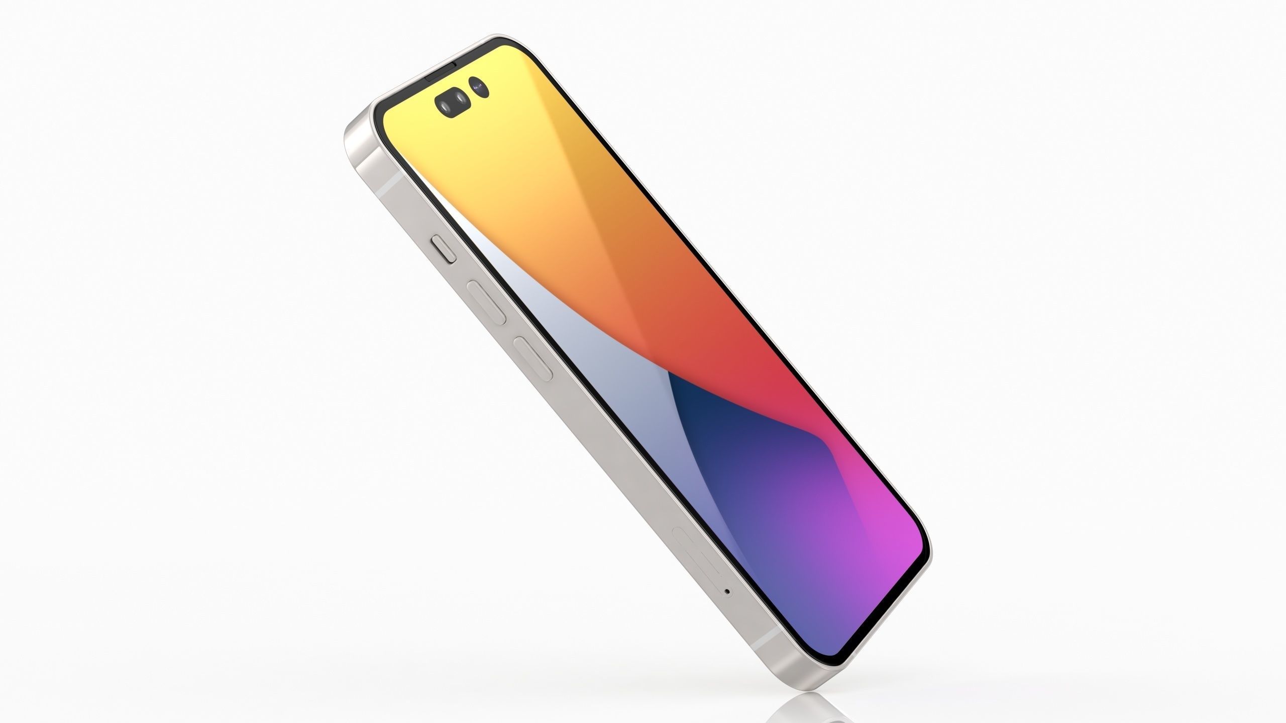 Apple iPhone 14 Low-poly 3D model_6