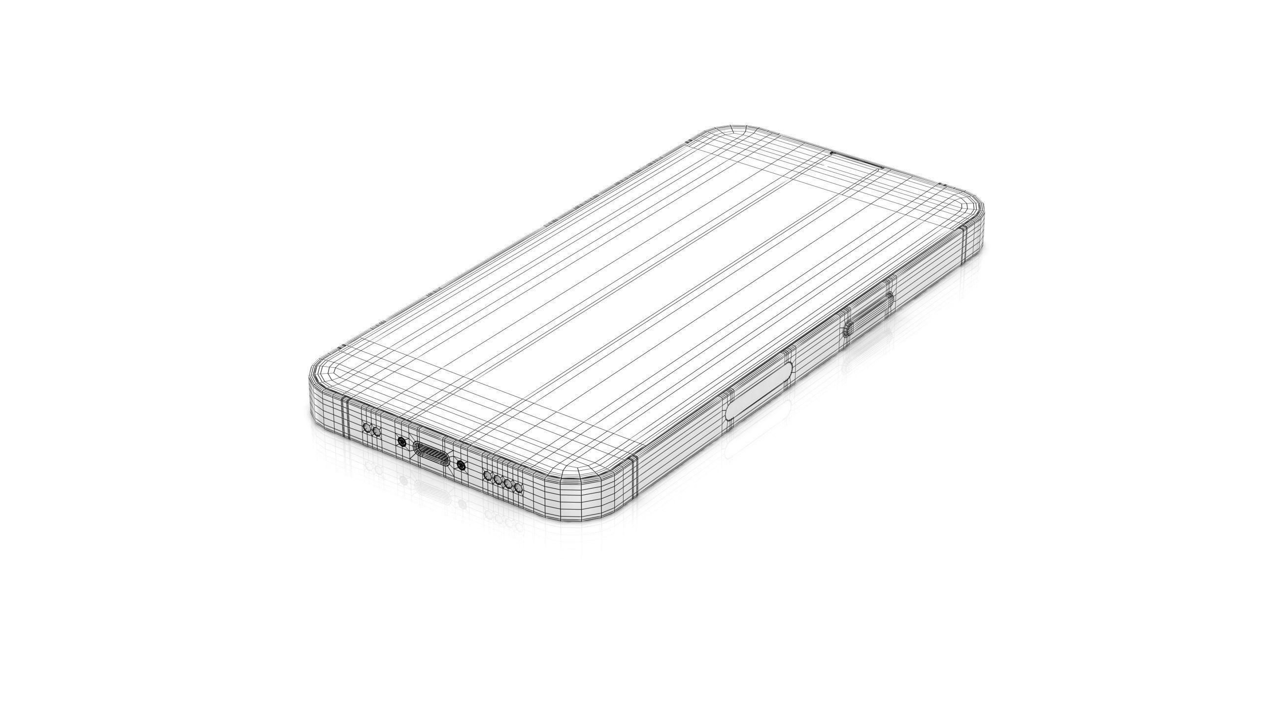 Apple iPhone 14 Low-poly 3D model_22