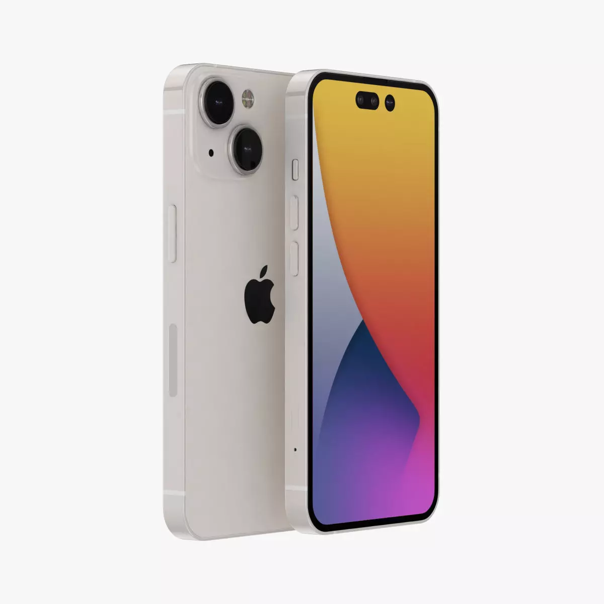 Apple iPhone 14 Low-poly 3D model_0