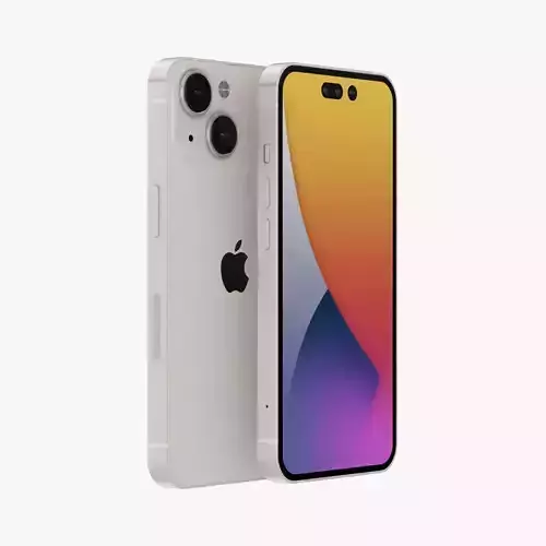 Apple iPhone 14 Low-poly 3D model