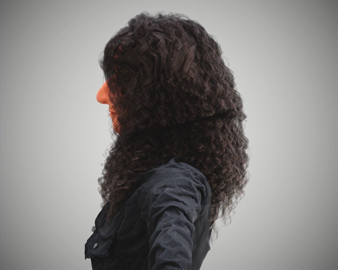 Stylized Cartoon Bruno man character rigged Low-poly 3D model_14