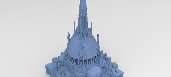 Desert Persian Fortress Tower 3  3D model