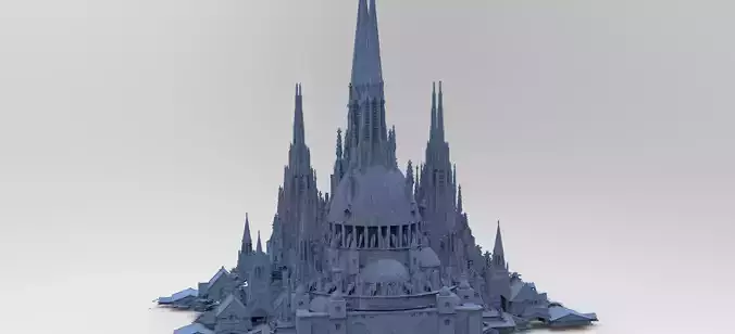 Desert Persian Fortress Tower City