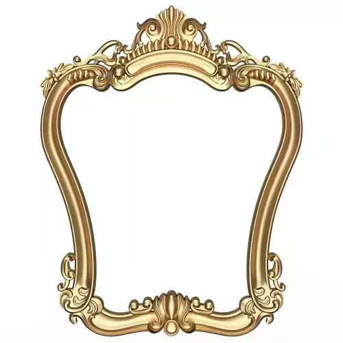 Classic Mirror 05 Low-poly 3D model