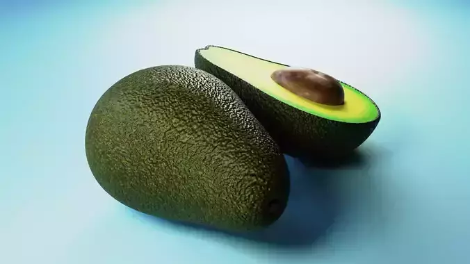 Avocado two avocados