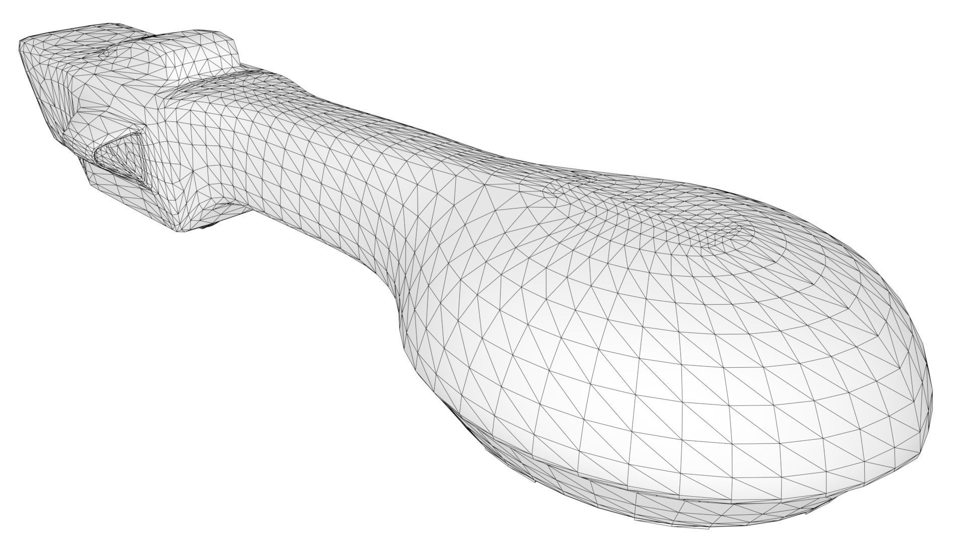 Heart of gold 3D model_1