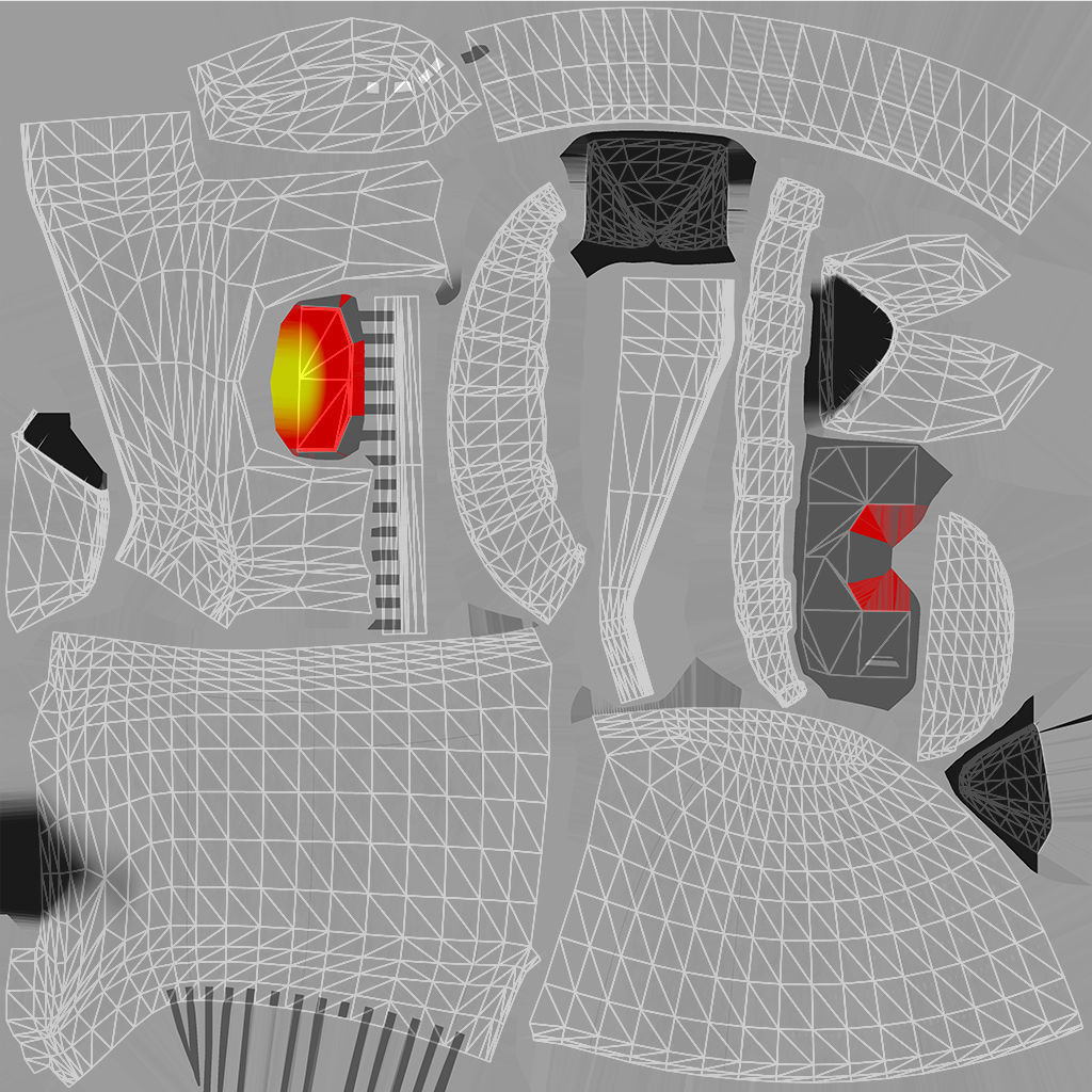 Heart of gold 3D model_6