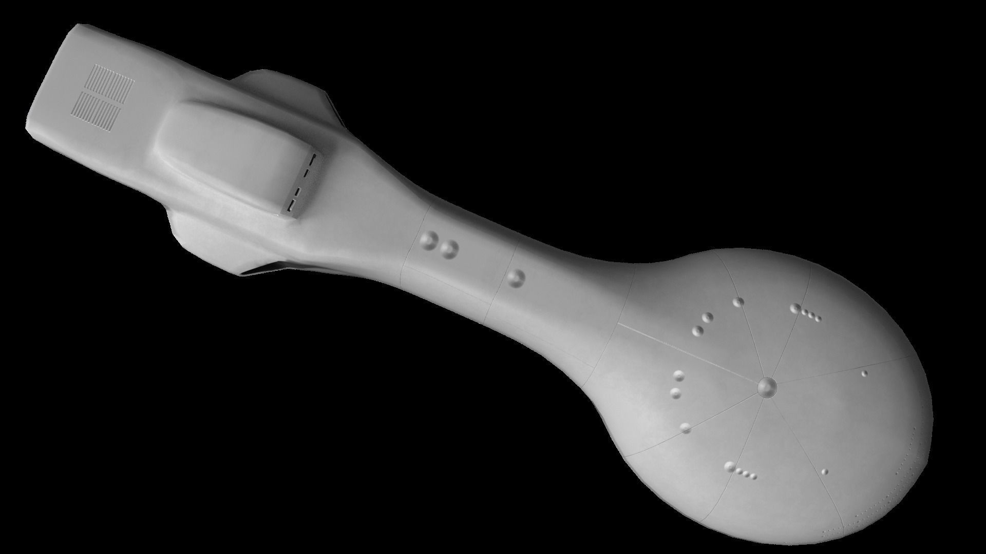 Heart of gold 3D model_5