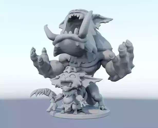 gnar League of Legends 3D print model 3D print model