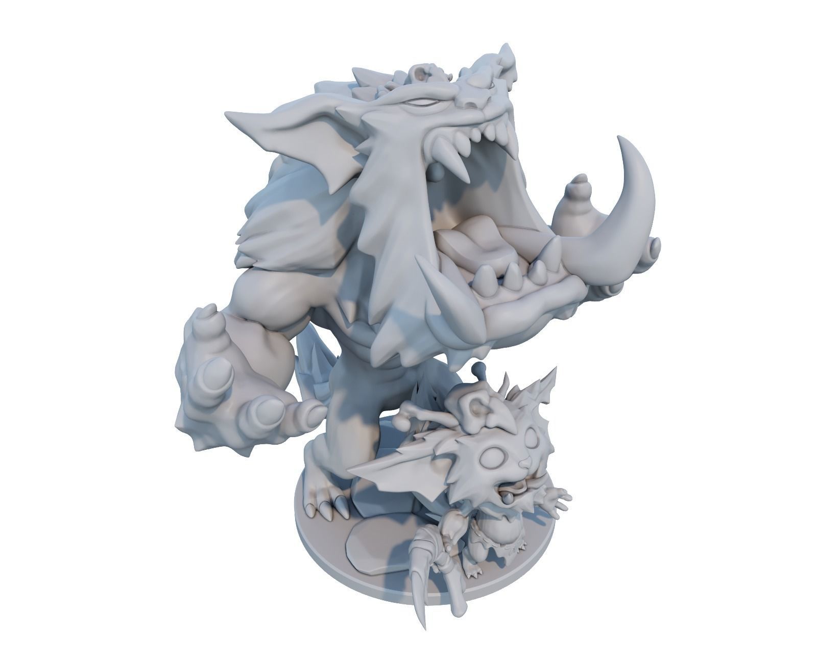 gnar League of Legends 3D print model 3D print model_3
