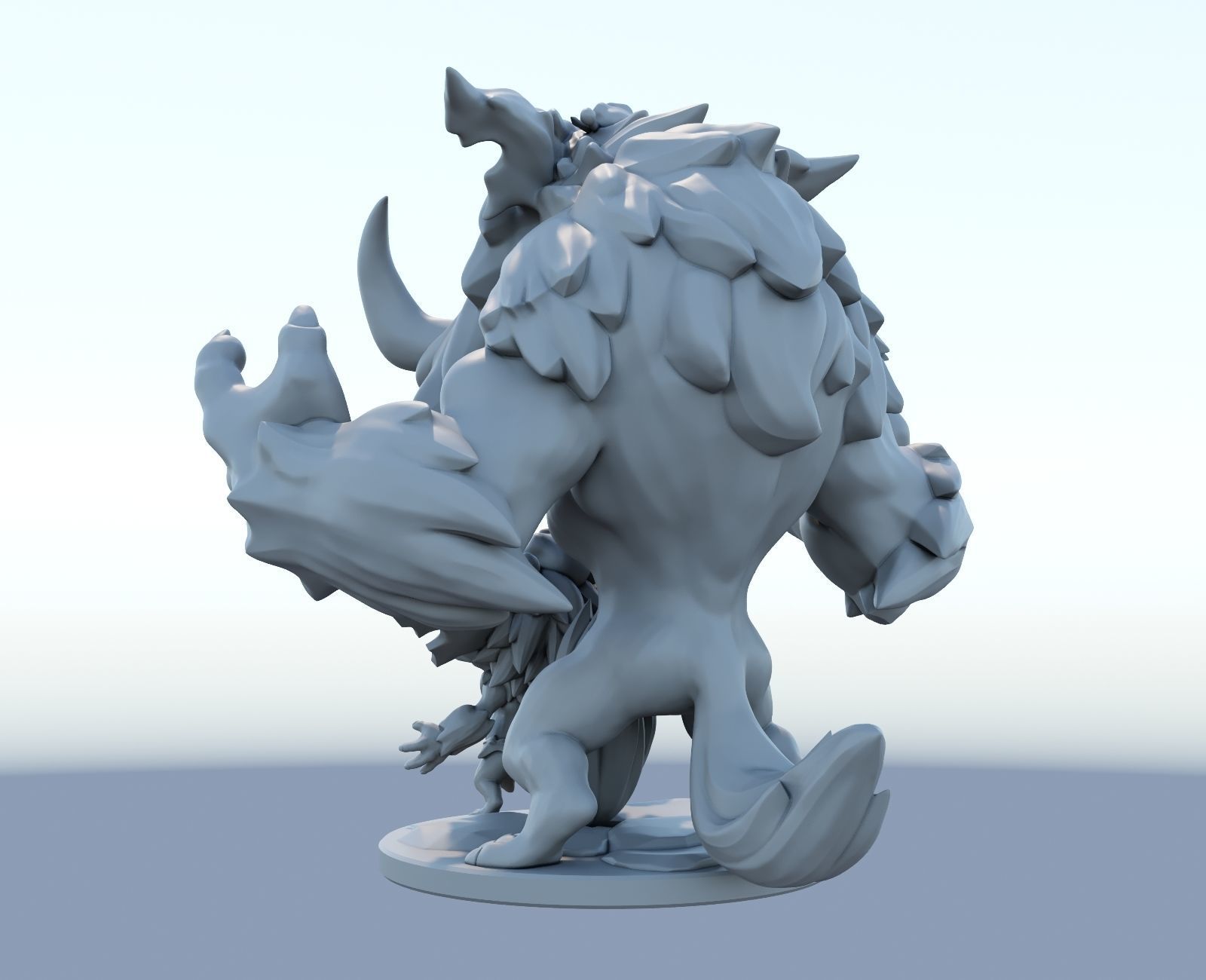 gnar League of Legends 3D print model 3D print model_7