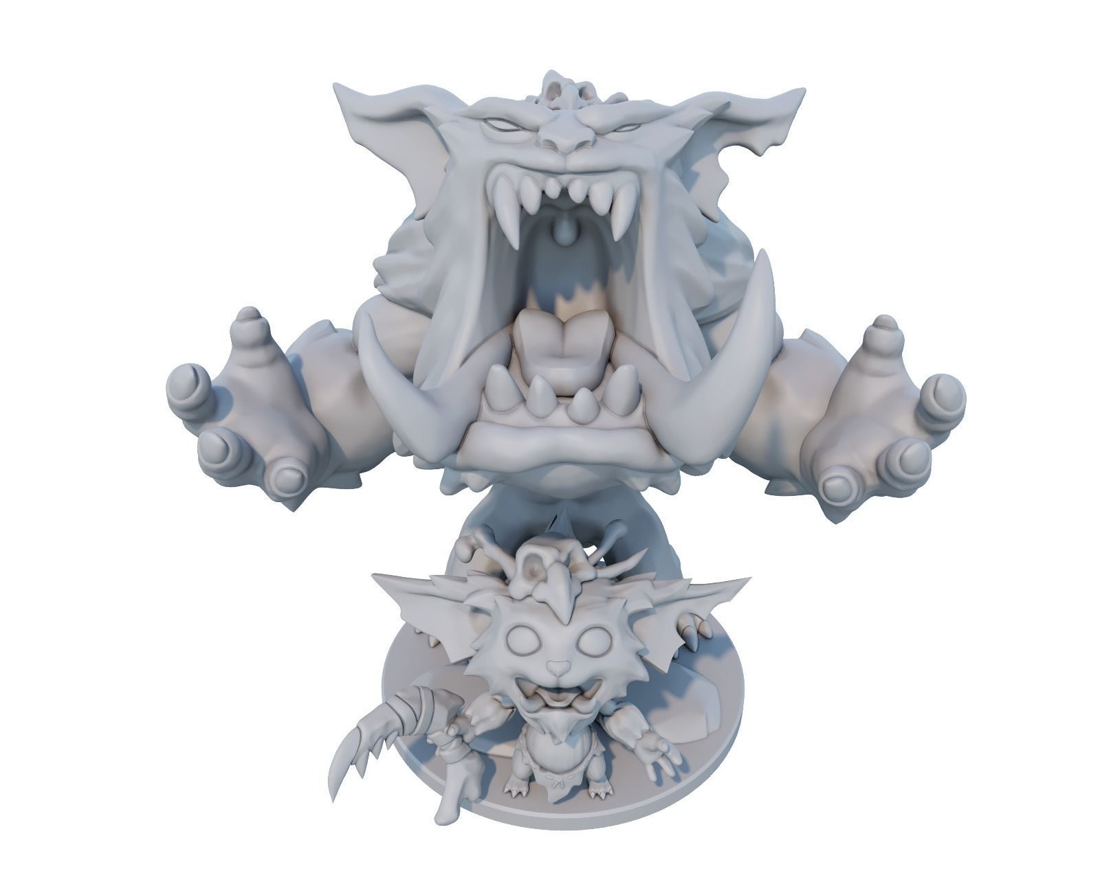 gnar League of Legends 3D print model 3D print model_1
