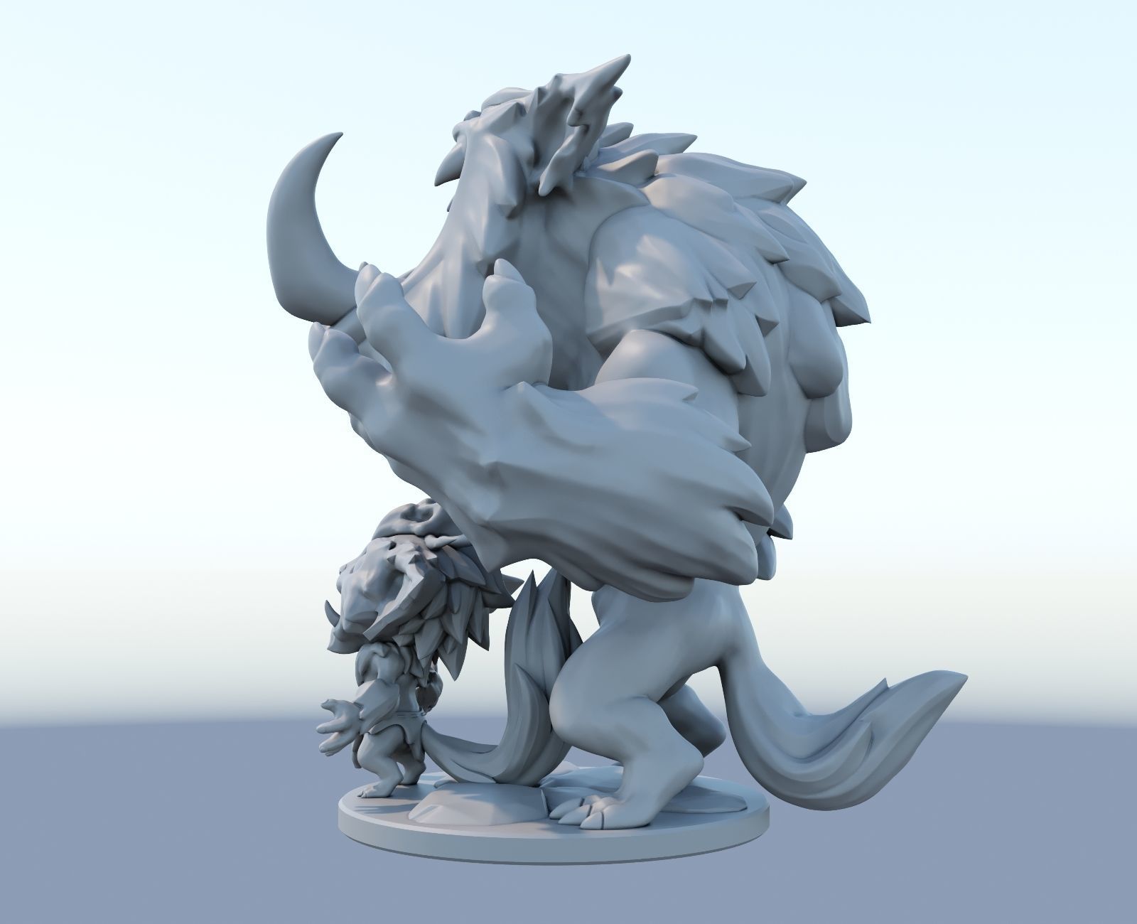 gnar League of Legends 3D print model 3D print model_6