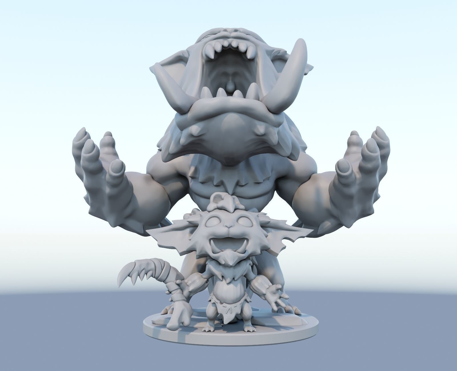 gnar League of Legends 3D print model 3D print model_12