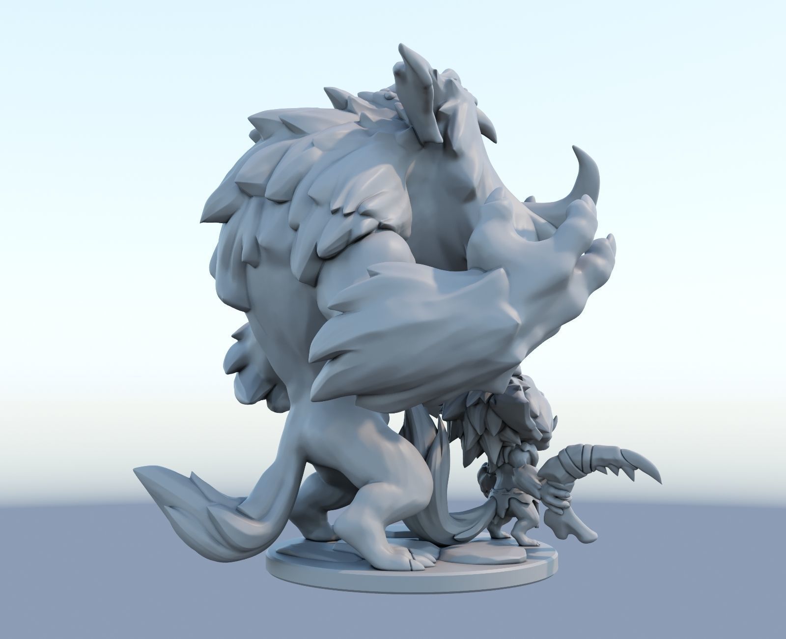 gnar League of Legends 3D print model 3D print model_8