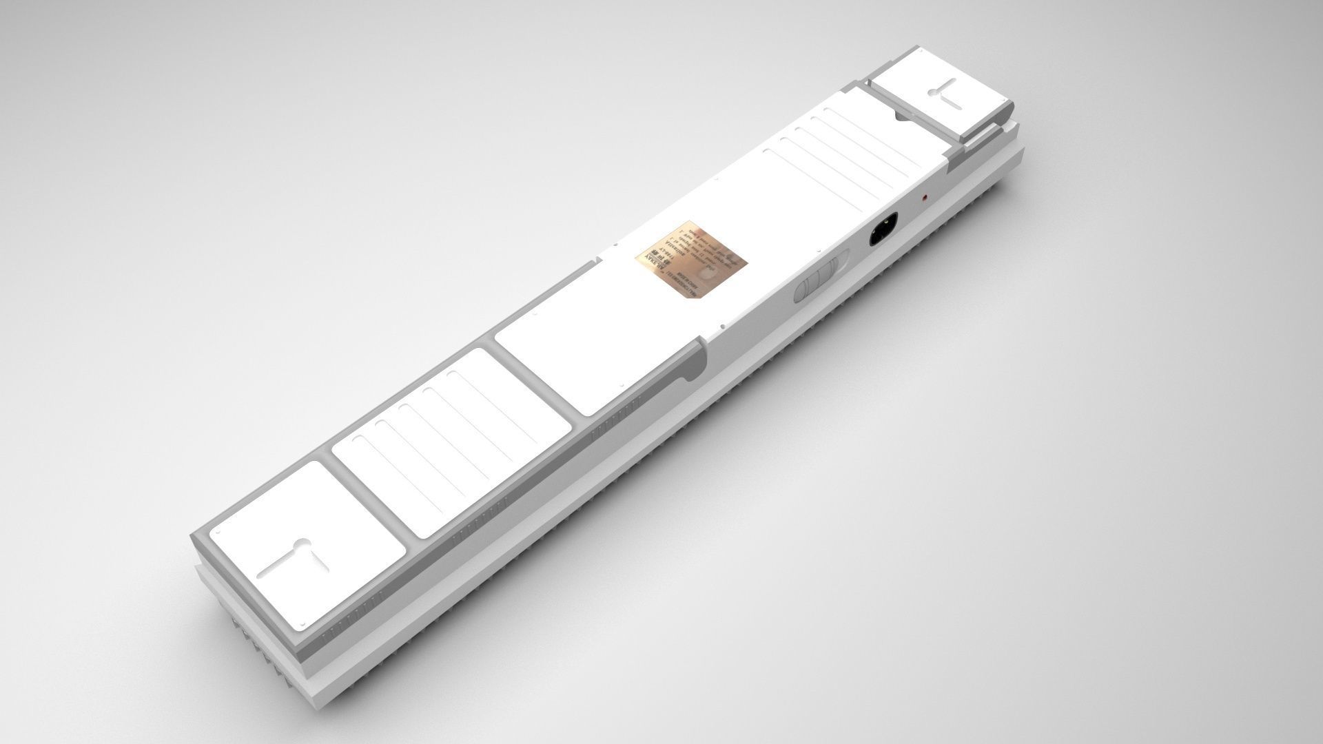 Led Emergency Light 3D model_4