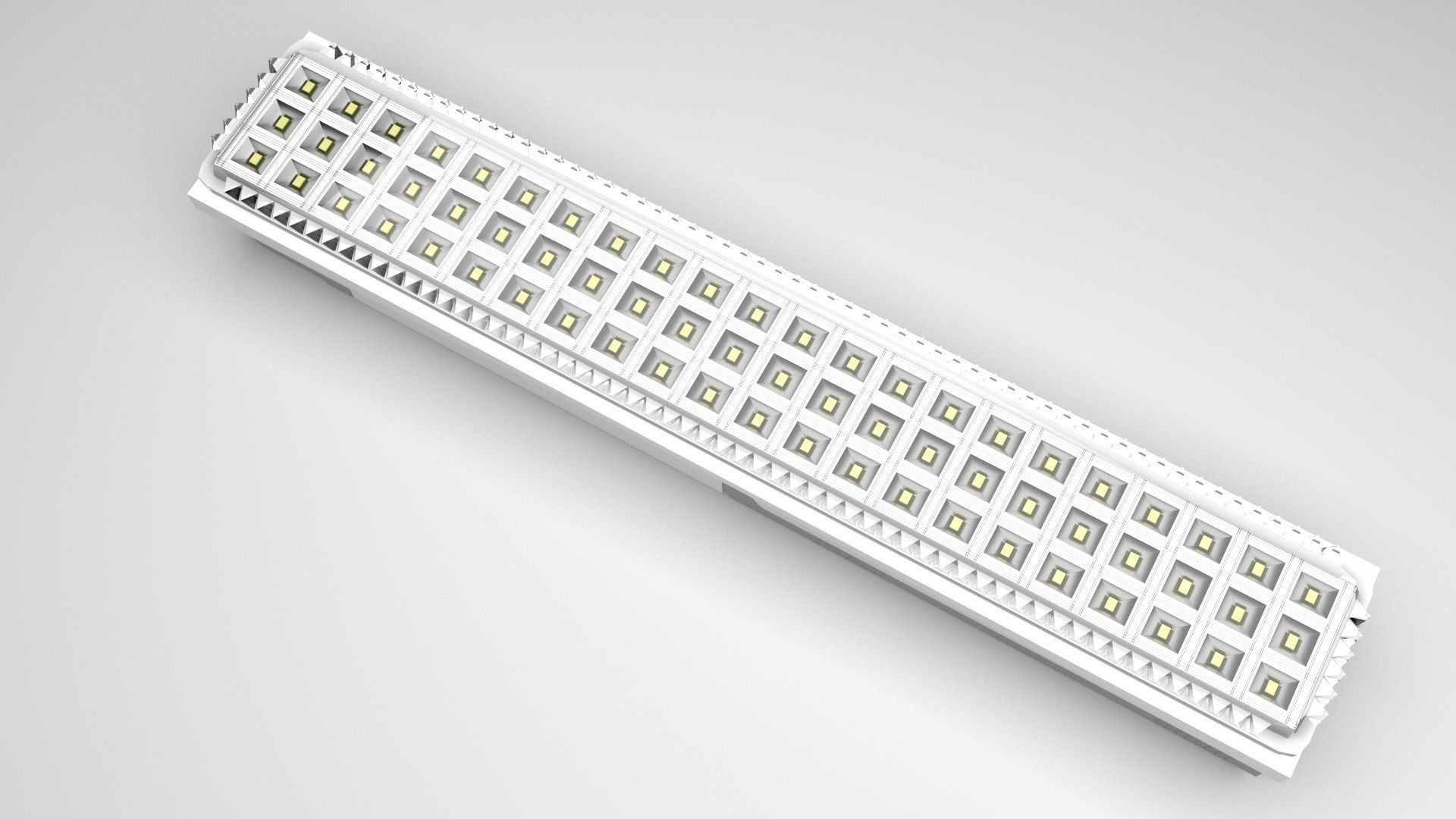 Led Emergency Light 3D model_3