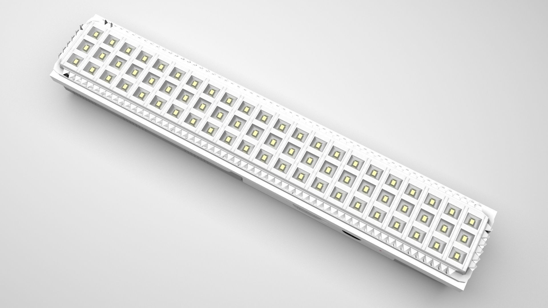 Led Emergency Light 3D model_1