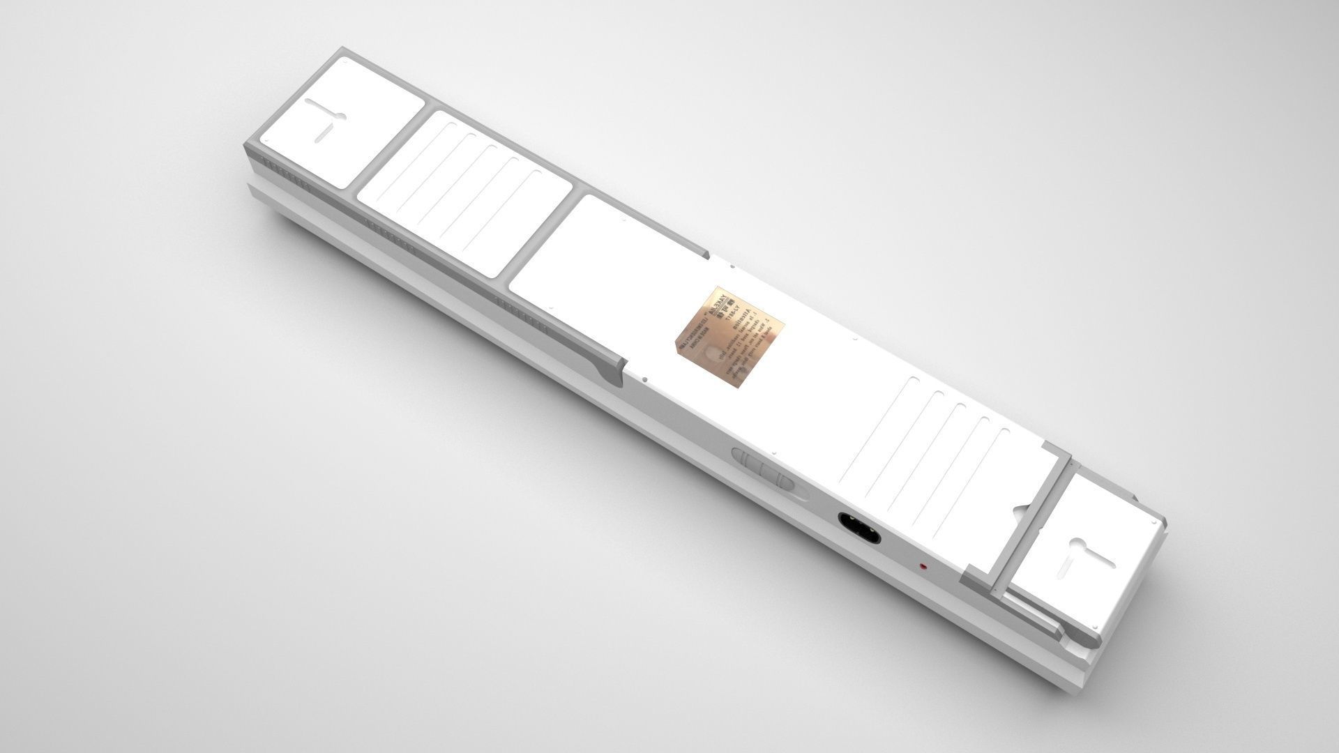 Led Emergency Light 3D model_5