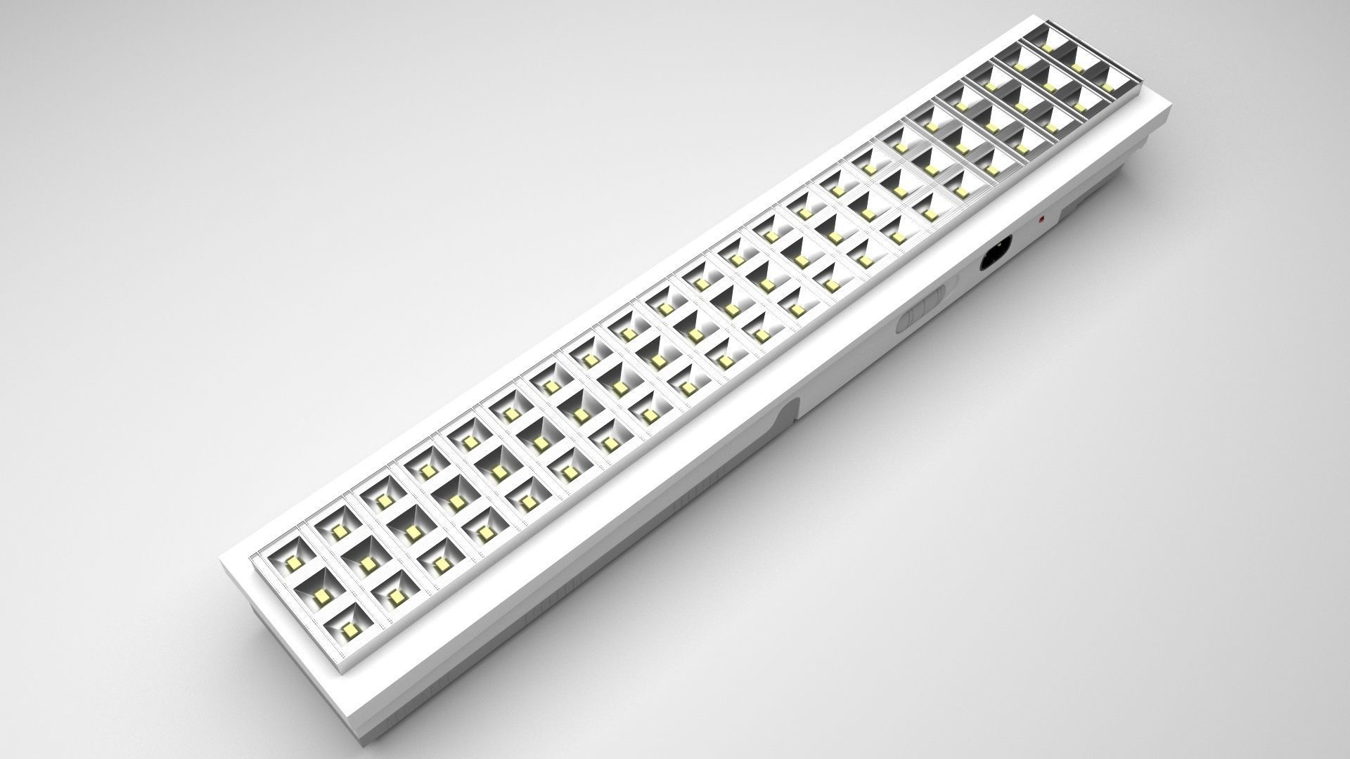 Led Emergency Light 3D model_14
