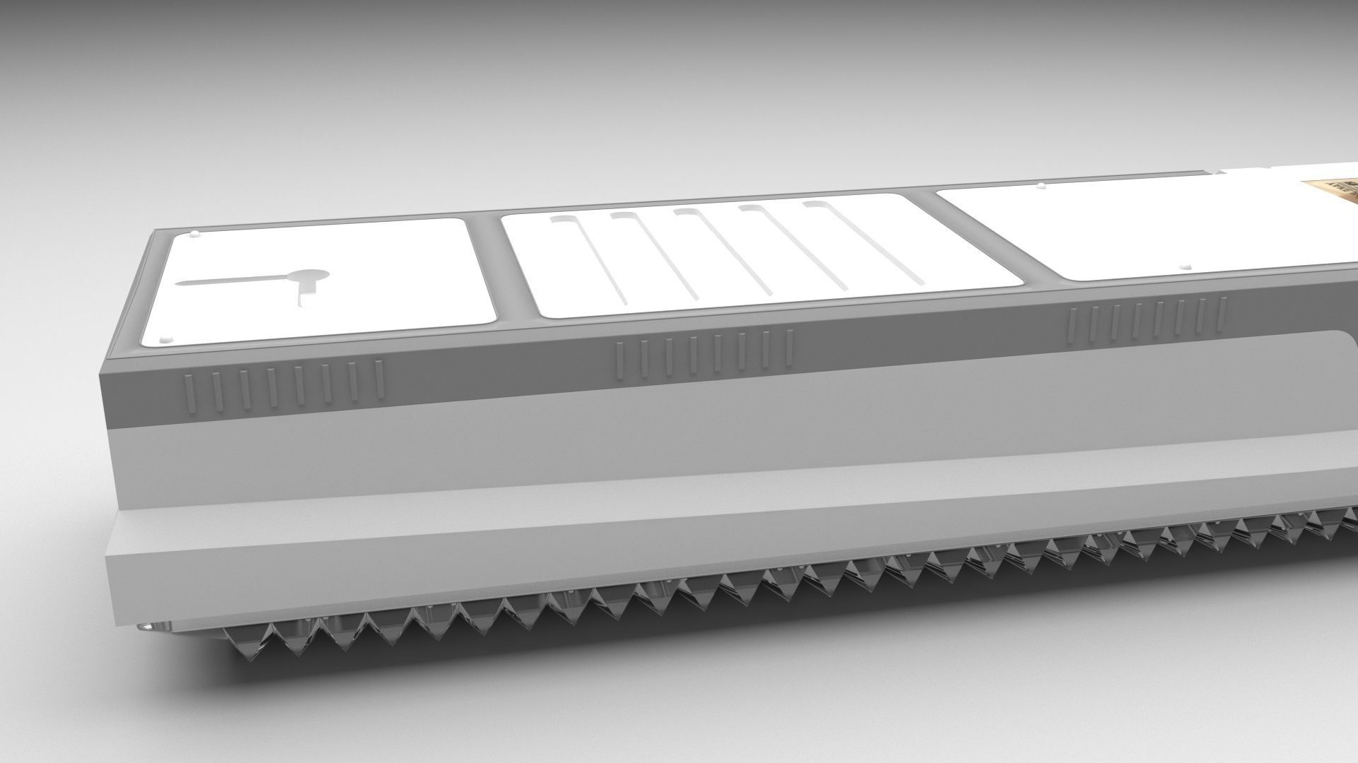Led Emergency Light 3D model_12