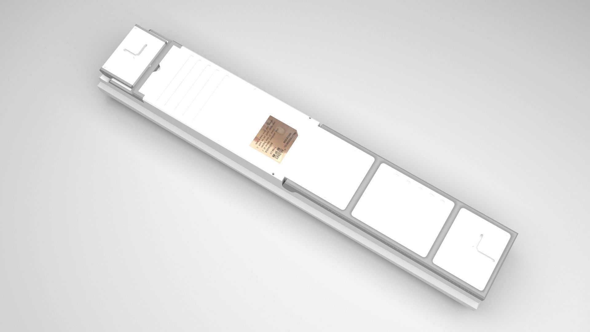 Led Emergency Light 3D model_7