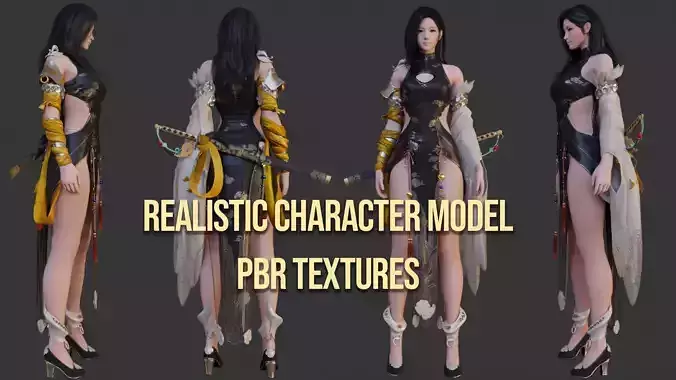 Lahn from Black Desert Online 3D model