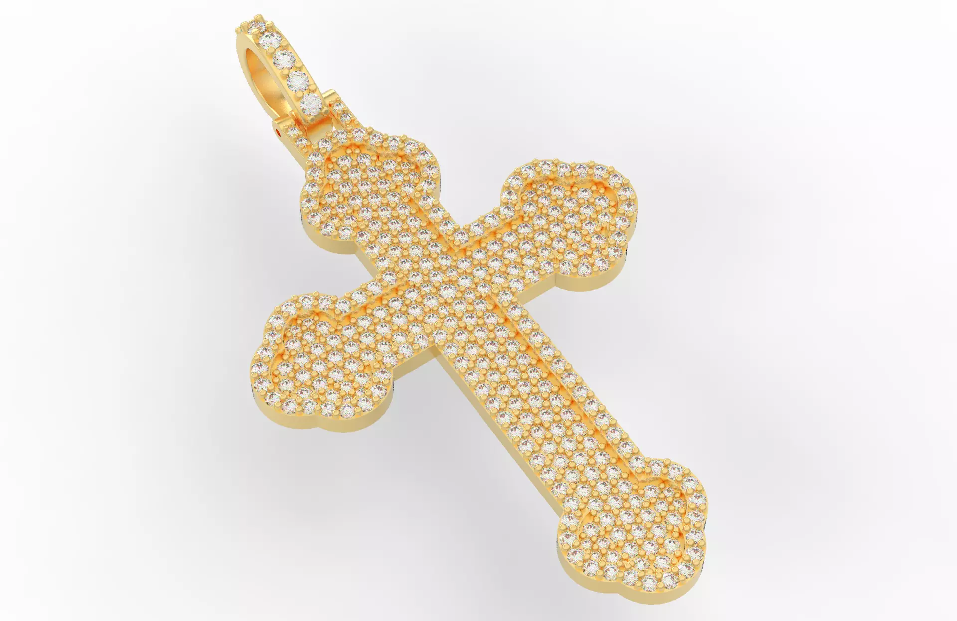 Cross Pave Model  3D print model_0