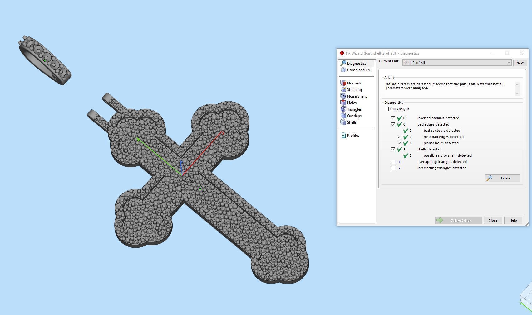 Cross Pave Model  3D print model_12