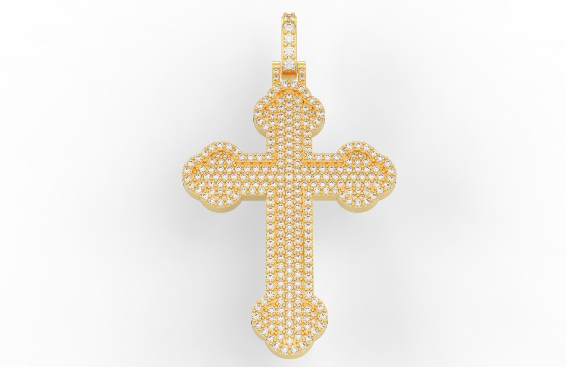 Cross Pave Model  3D print model_2