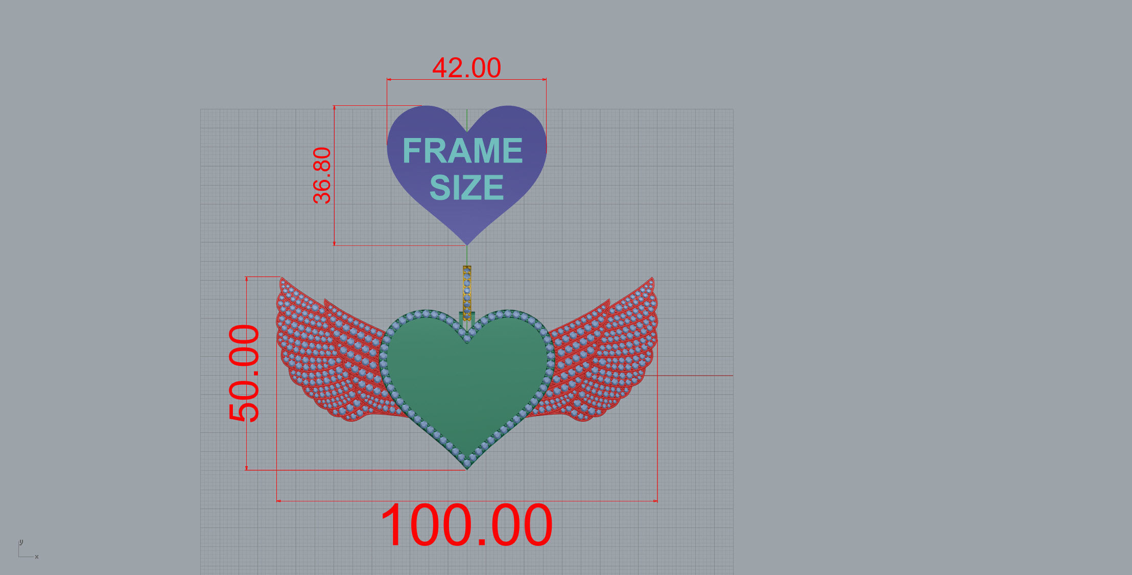 Big Memory Pendant  3D print model_11