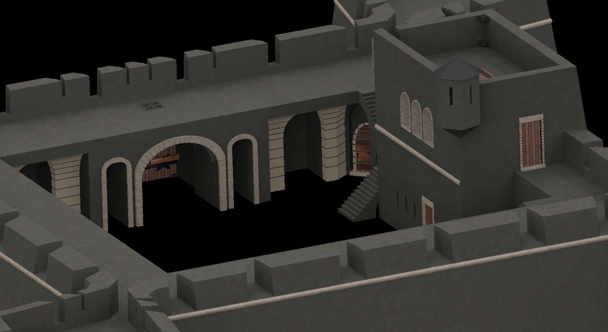 Vauban Fortress basis large 3D print model_2